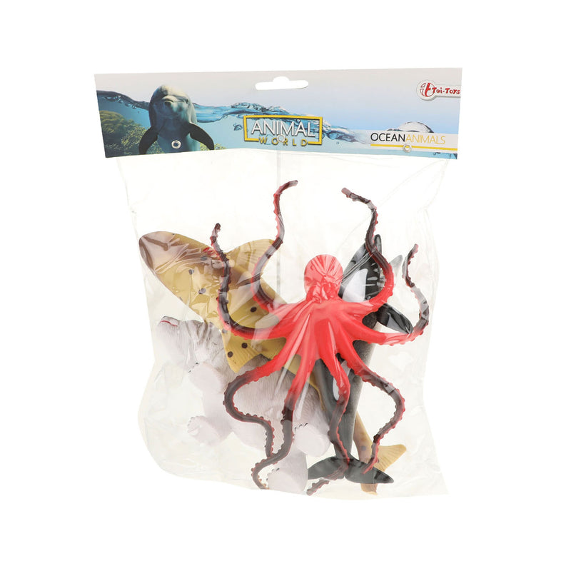 Load image into Gallery viewer, Toi-toys animal world zeedieren deluxe, 5st.
