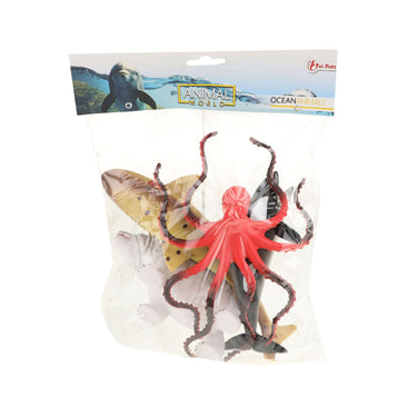 Toi-toys animal world zeedieren deluxe, 5st.