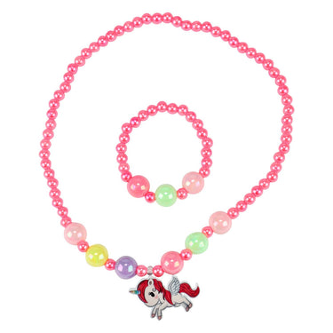 Dream horse parelketting en armband eenhoorn