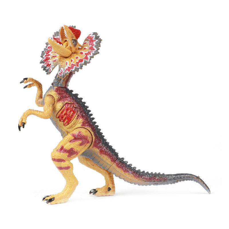 Load image into Gallery viewer, Toi-toys world of dinosaurs dilophosaurus, beweegbare dino met geluid
