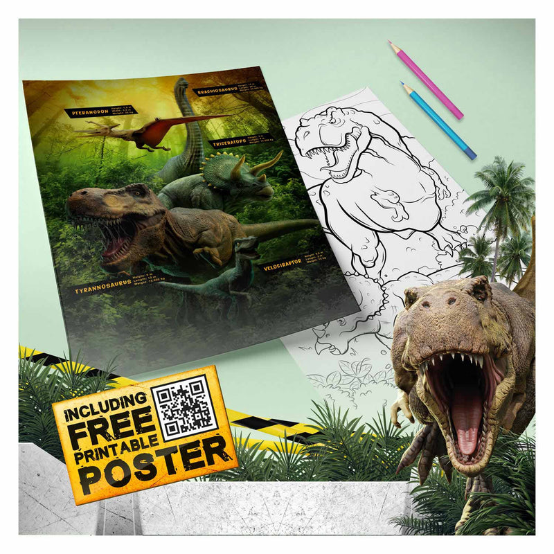 Load image into Gallery viewer, World of dinosaurs super kleurboek
