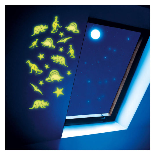 Toi-toys glow n fun glow in the dark dino's