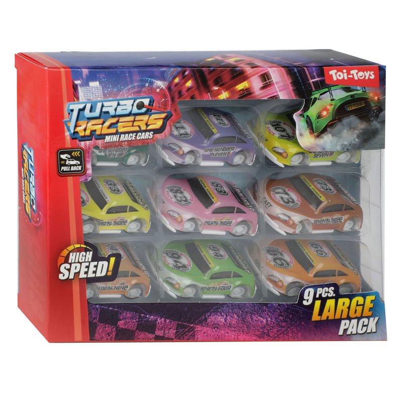 Load image into Gallery viewer, Turbo racers mini rally pull-backauto's, 9st.

