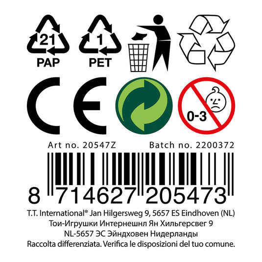 Toi-toys metal vrachtwagen met oplegger en helikopter