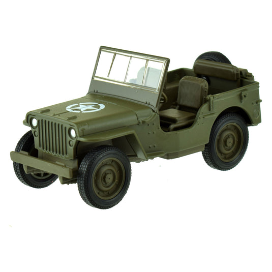 Pull-back welly jeep willys mb modelauto