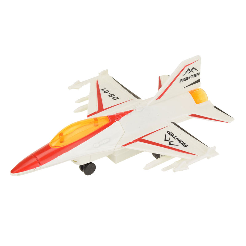 Load image into Gallery viewer, Metal Pull-back Gevechtsvliegtuig
