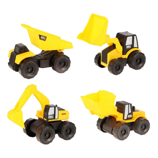 Toi-toys toi toys giftset bouwvoertuigen 4-delig