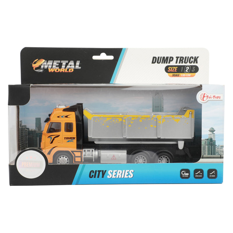 Load image into Gallery viewer, Toi-toys kiepwagen oranje 12 cm
