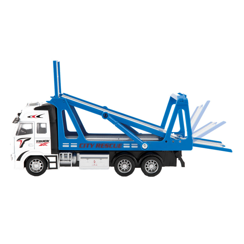 Load image into Gallery viewer, Toi-toys sleepwagen blauw 12 cm
