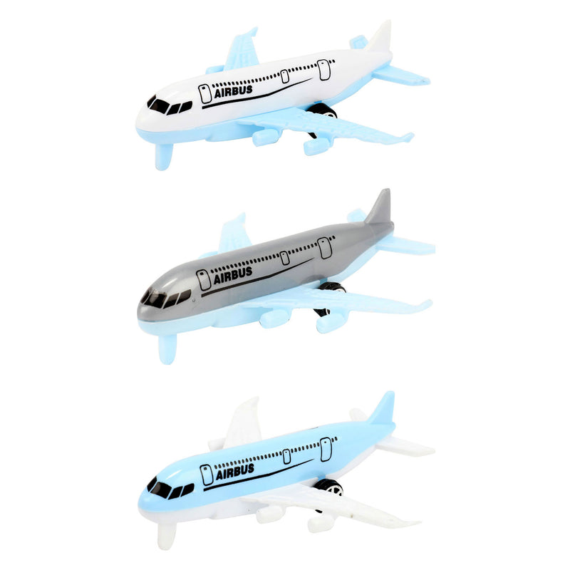 Load image into Gallery viewer, Toi-toys airbus vliegtuigen, 3st.
