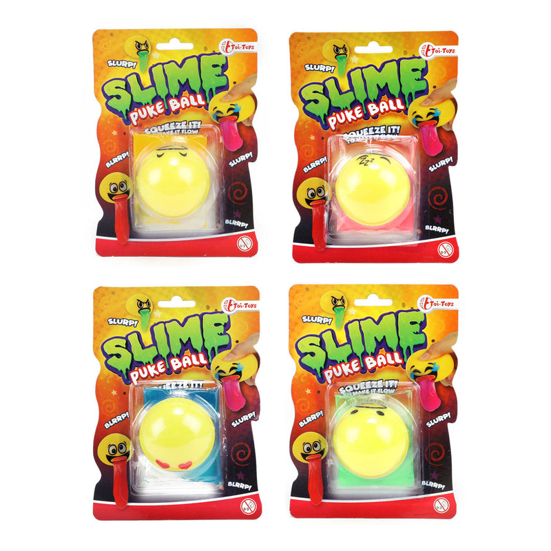 Load image into Gallery viewer, Toi-toys slijm brakende bal lachgezicht
