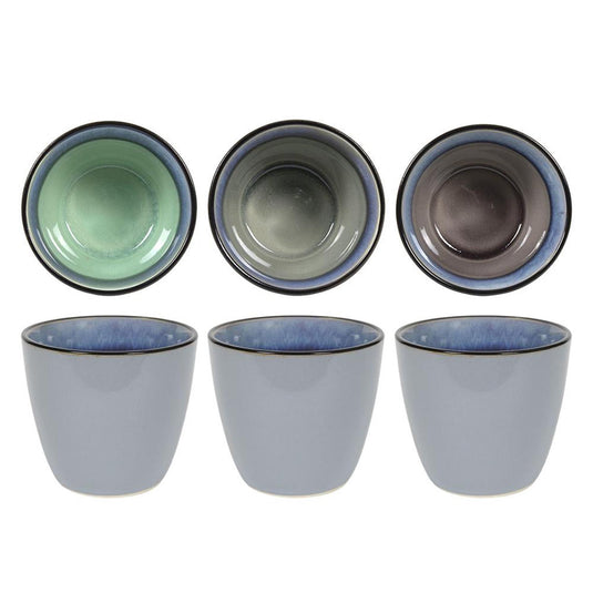 Svenska living mok reactive glaze 9x8cm doos a 6