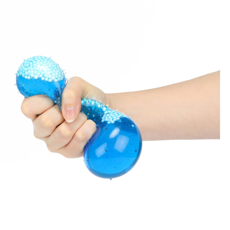 Load image into Gallery viewer, Toi-toys knijpbal met sneeuwballetjes, 7cm
