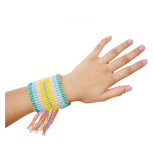 Toi-toys weefgetouw met garen en kralenset