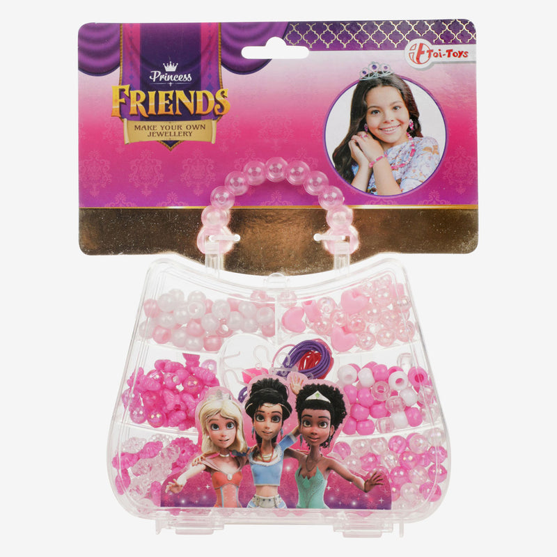 Load image into Gallery viewer, Toi-toys princess friends maak je eigen kralen sieraden in handtas
