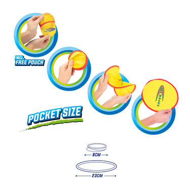 Toi-toys toi toys air opvouwbare frisbee 'pocket' +hoesje