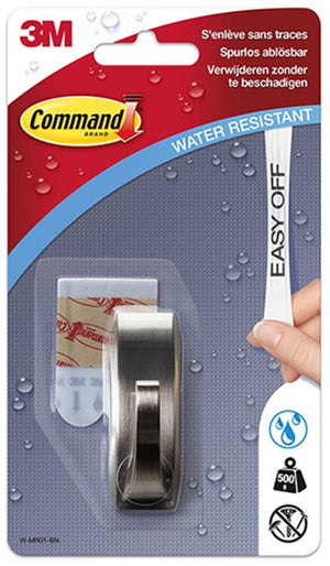 3m 1006172 - kleine metalen haak modern | 6 stuks