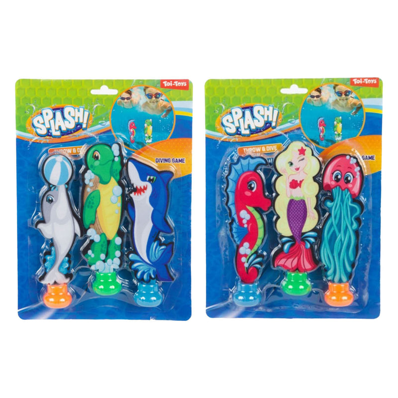 Load image into Gallery viewer, Toi-toys toi toys splash duikvissen sweet sea figures set a 3
