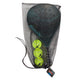 Adrenix padelset racket met 3 ballen - groen
