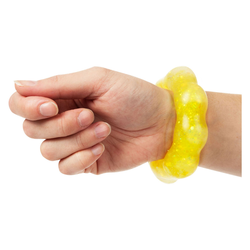 Load image into Gallery viewer, Toi-toys fun knijparmband flower met glitters
