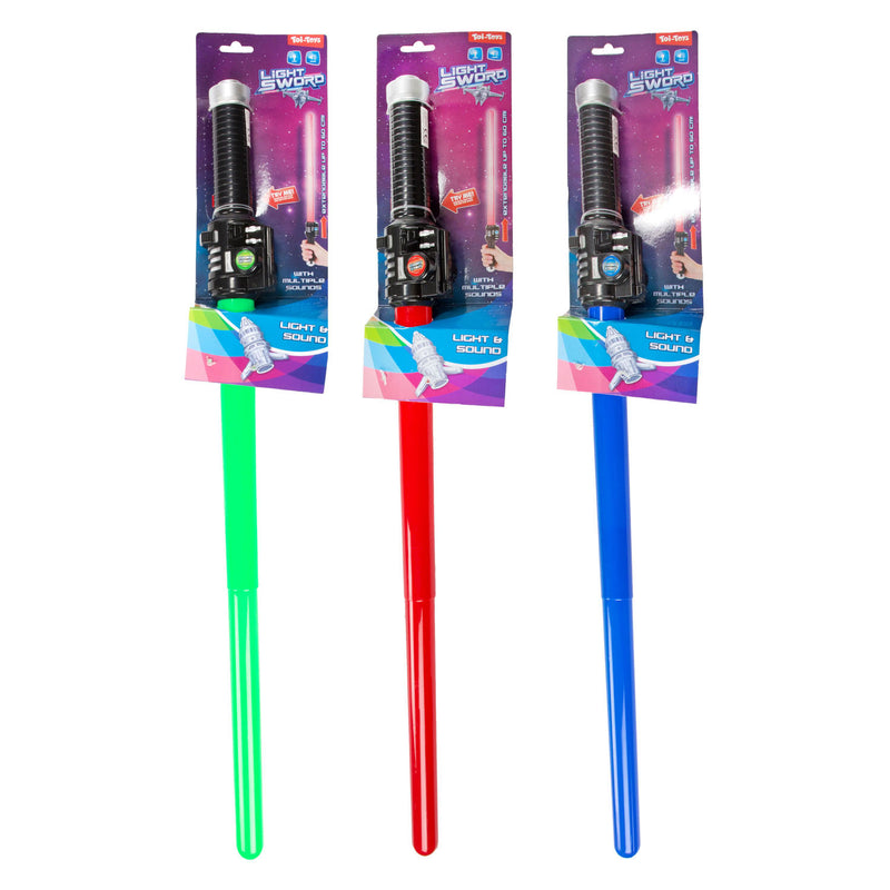 Load image into Gallery viewer, Toi-toys fun uitschuifbaar lichtzwaard met geluid,

