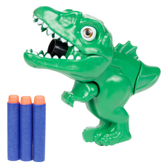 Toi-toys world of dinosaurs mini dinopistool met pijlen, 4dlg.
