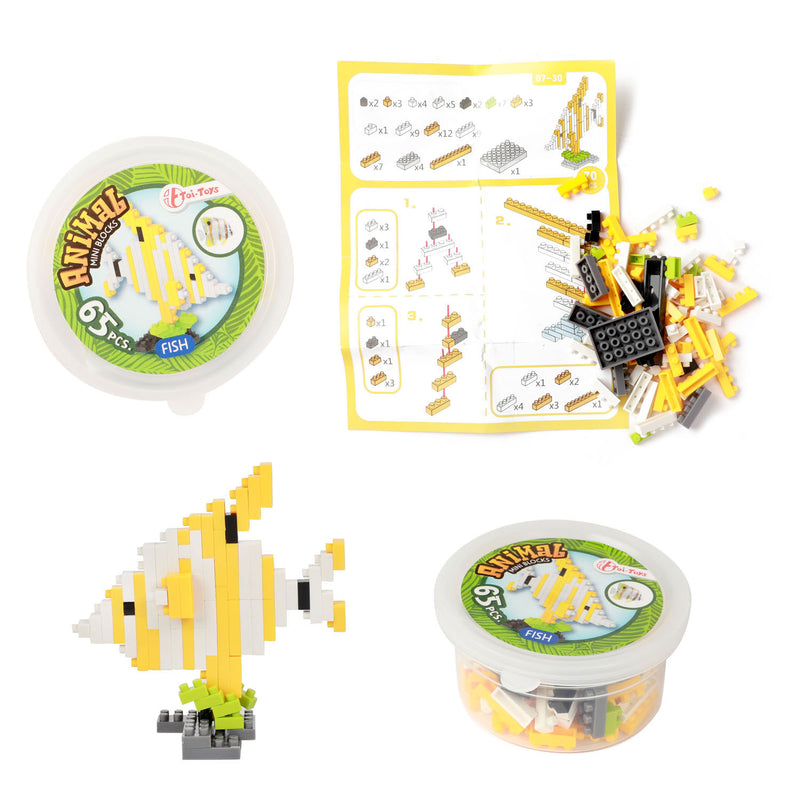 Load image into Gallery viewer, Toi-toys blocks bouwenstenen mini dier in potje
