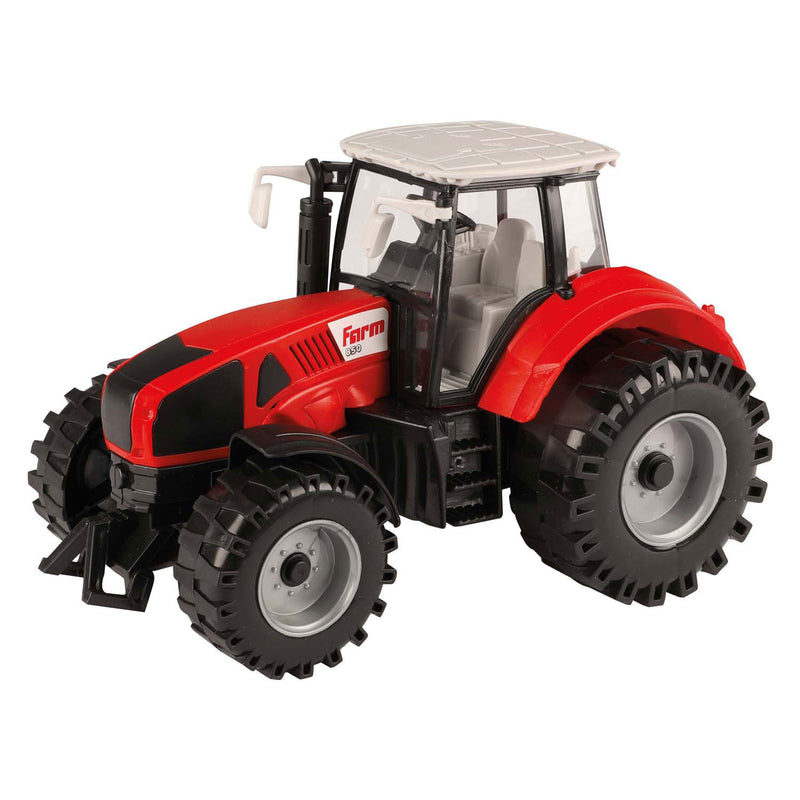 Load image into Gallery viewer, Toi-toys tractor met frictie rood, 19cm
