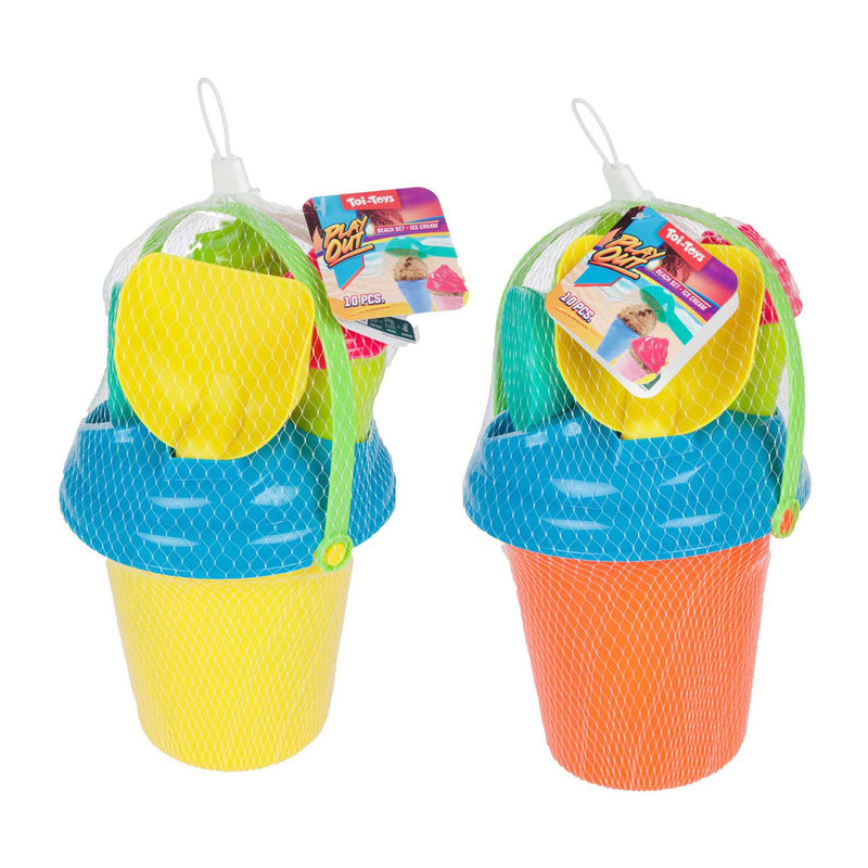 Load image into Gallery viewer, Toi-toys play out strandset emmer en ijsvormen, 8dlg.
