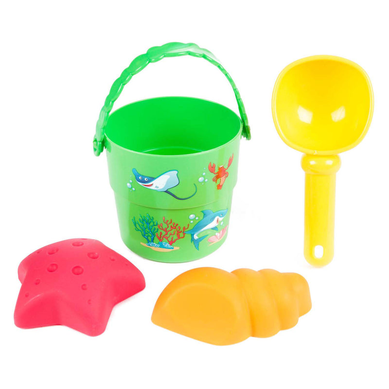 Load image into Gallery viewer, Toi-toys play out mini strandset emmer schepje en vormen, 4dlg.
