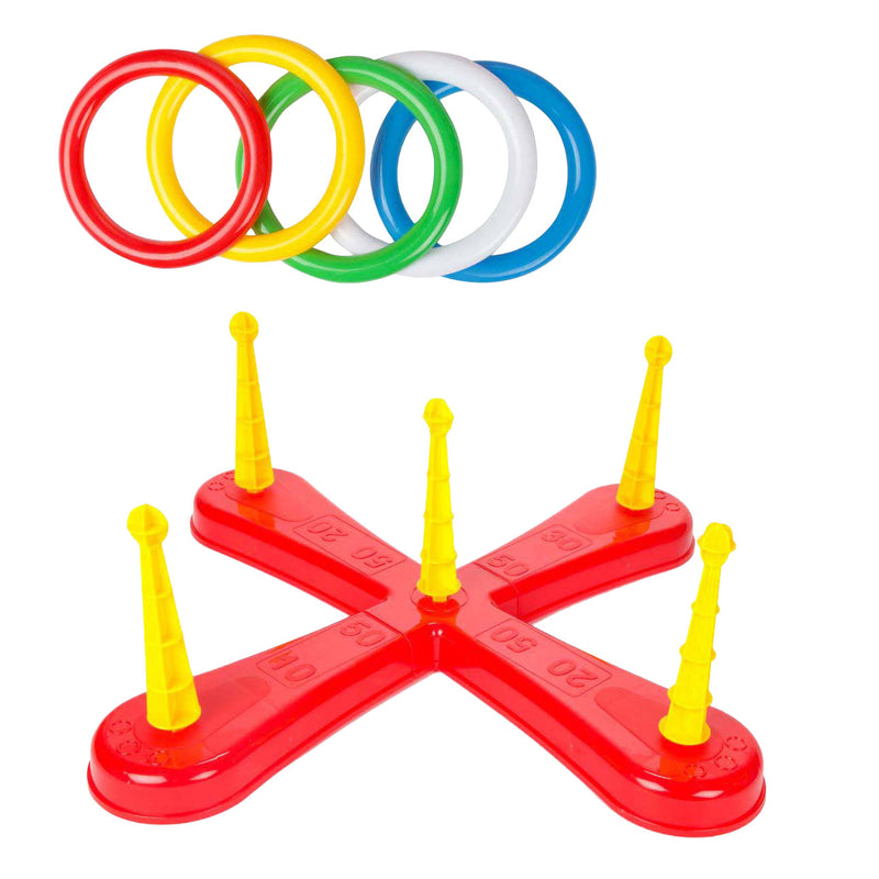 Load image into Gallery viewer, Toi-toys play out ringwerpspel met 5 ringen
