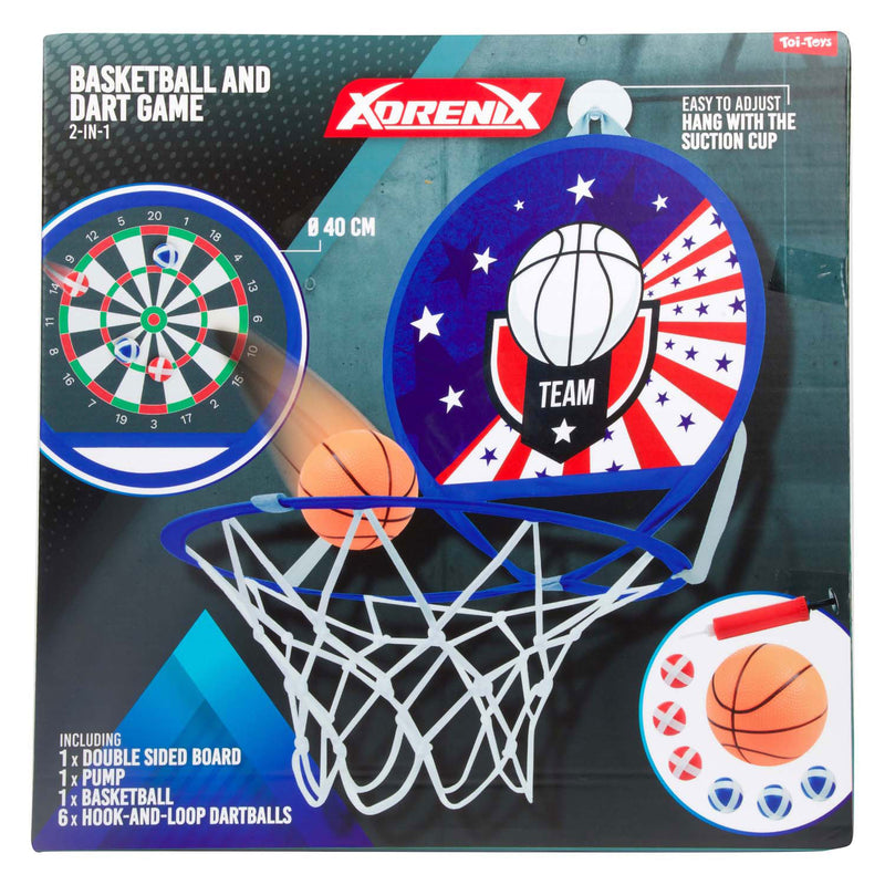 Load image into Gallery viewer, Adrenix darts basketbal 2in1 spel - multicolor speelgoed voor kinderen.
