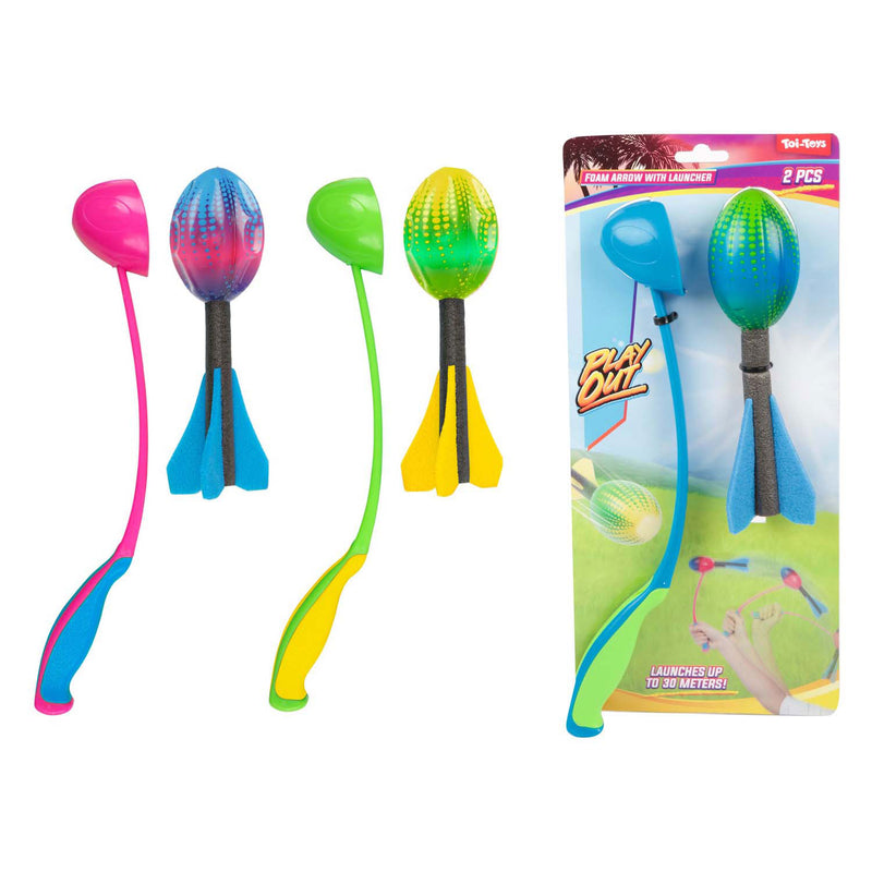 Load image into Gallery viewer, Toi-toys play out mini foampijl met werper vortex
