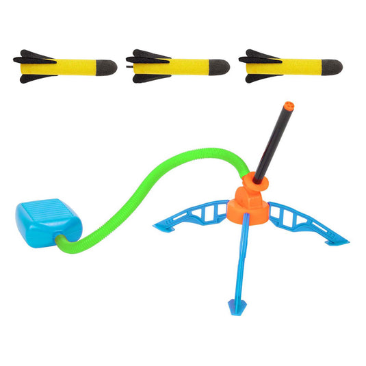 Toi-toys play out luchtdruk raket lanceerbasis met 3 raketten