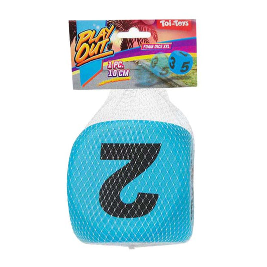 Toi-toys toi toys foam dobbelsteen xxl 10cm