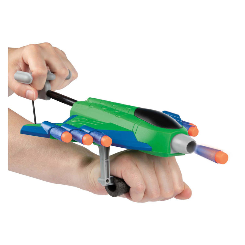 Load image into Gallery viewer, Toi-toys play out vliegtuig shooter met 16 foam pijlen
