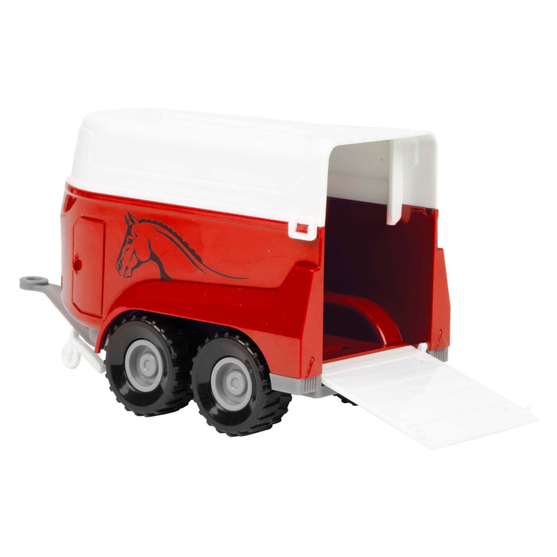 Afbeelding laden in galerijviewer, Toi-toys ackers ville tractor en trailer met licht en geluid, 10cm
