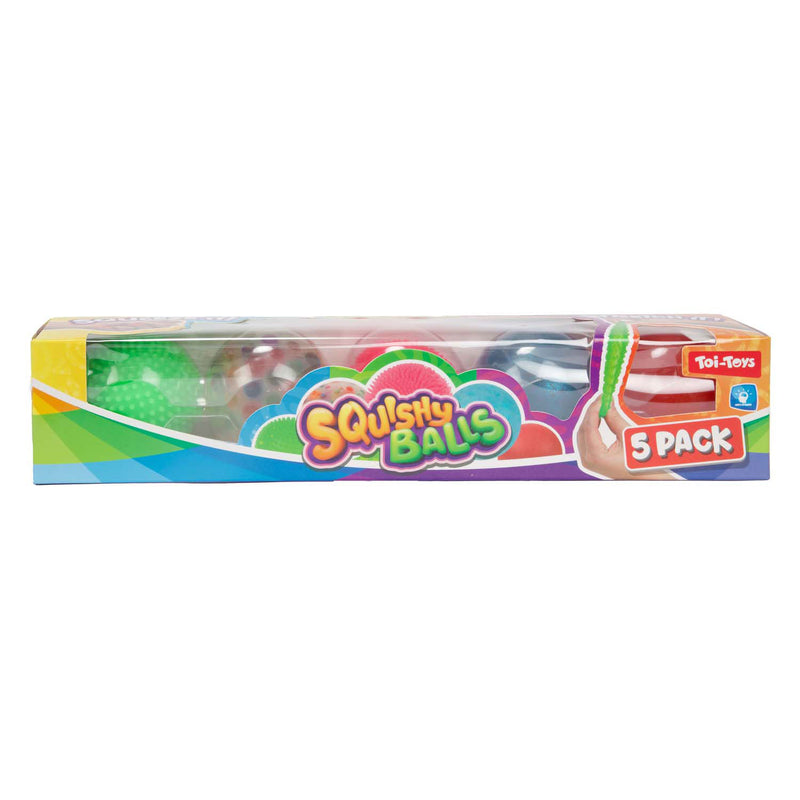 Load image into Gallery viewer, Toi-toys fun squishy anti-stress bal, 5st.
