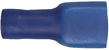 Hella bananenstekker fl.st.huels.1,5-2,5 100st p.inh.100st blue isol.