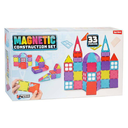 Toi-toys bouwset magneetpanelen, 33dlg.