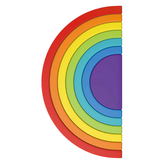 Toi-toys little stars baby stapeltoren regenboog, 7dlg.