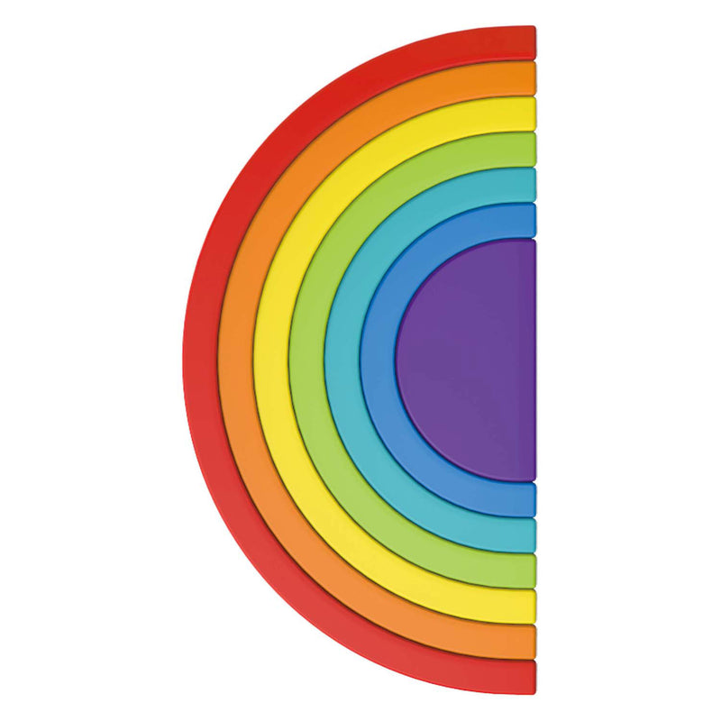 Load image into Gallery viewer, Toi-toys little stars baby stapeltoren regenboog, 7dlg.
