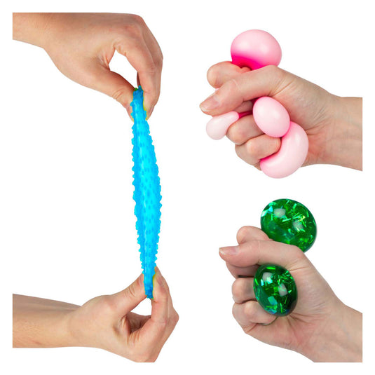 Toi-toys knijpballen 5cm doos a 10 stuks