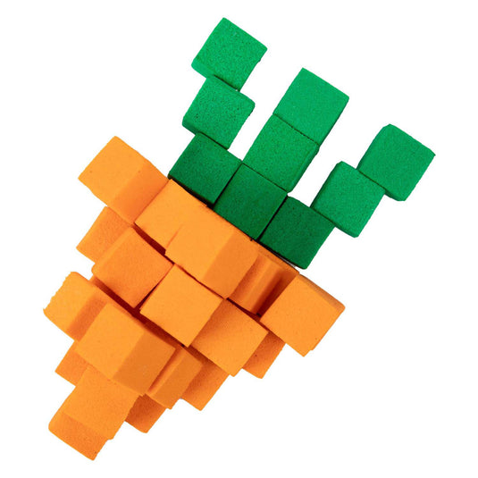 No brand puzzel foam blokken 1 cm zelfklevend | 6 stuks