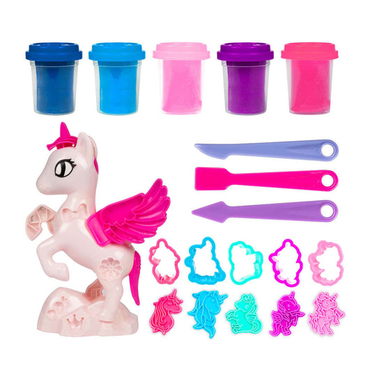 Toi-toys sculptidough kleiset eenhoorn, 5dlg.