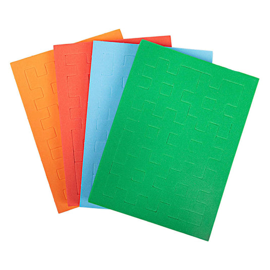 Toi-toys 3d puzzels foam cube, 4st.