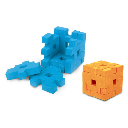 Toi-toys 3d puzzels foam cube, 4st.
