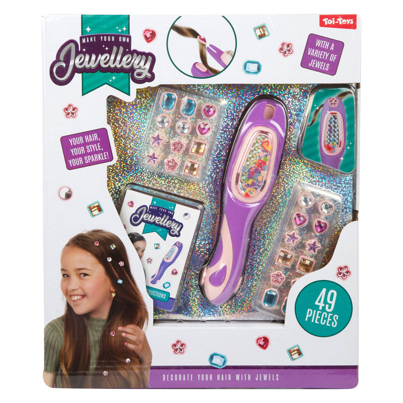 Afbeelding laden in galerijviewer, Toi-toys set haar versieren met juwelen - 49dlg.
