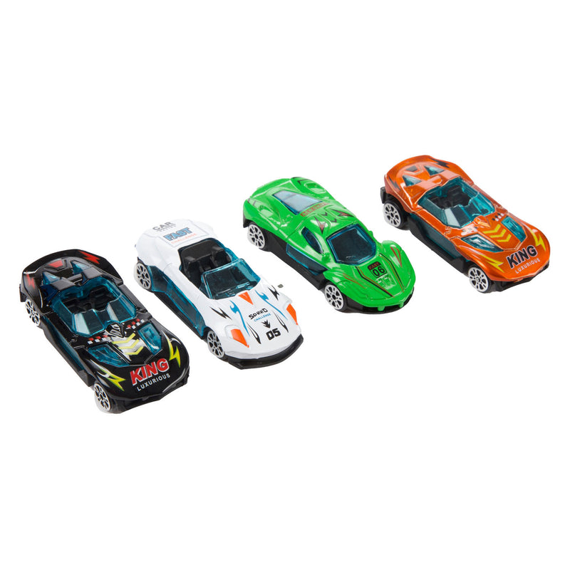 Afbeelding laden in galerijviewer, Turbo racers opbergkoffer inclusief 8 metalen autos - 1:45
