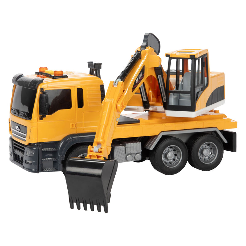 Afbeelding laden in galerijviewer, Toi-toys vehicool graafmachine met licht en geluid - 25cm
